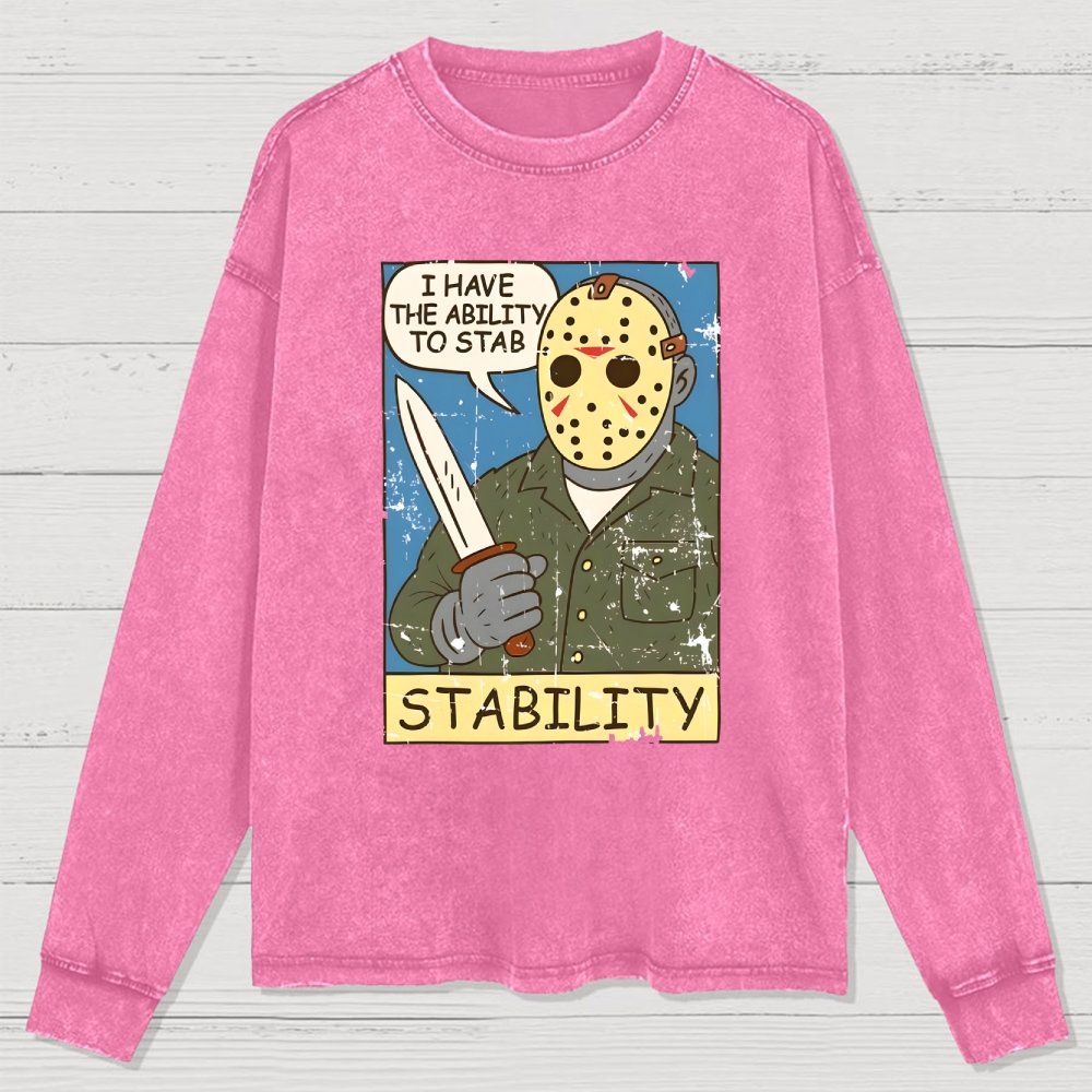 Stability Washed Long Sleeve Tee
