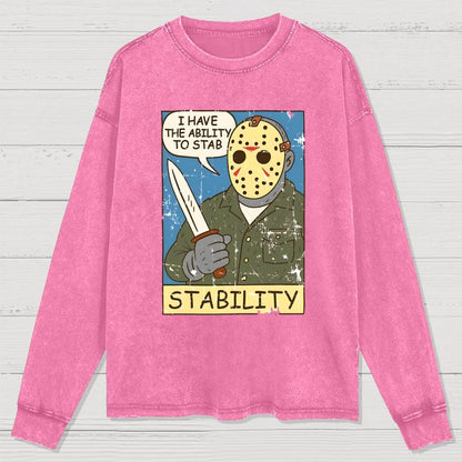 Stability Washed Long Sleeve Tee