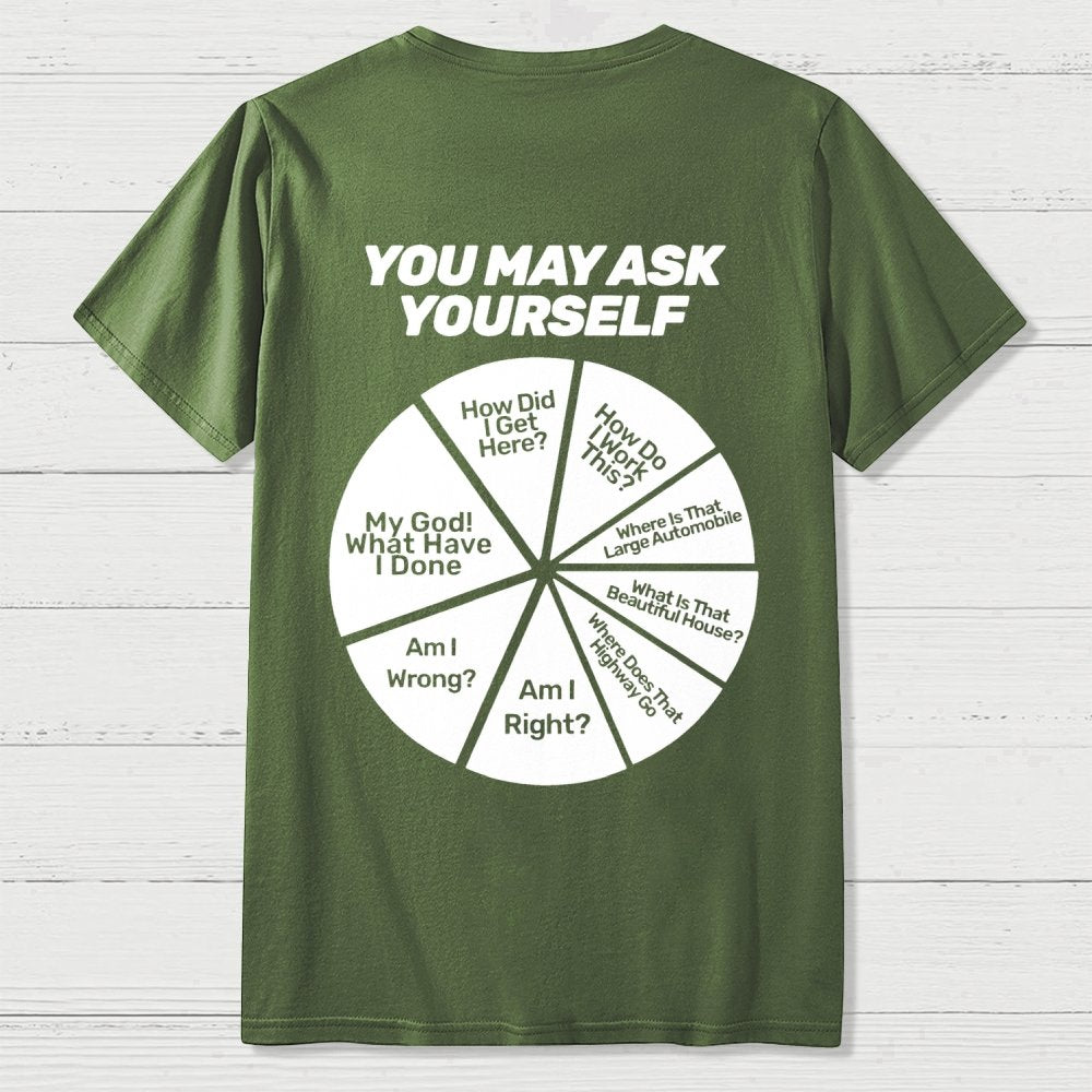 Techno Apocalypse  Back Printing Geek T-Shirt