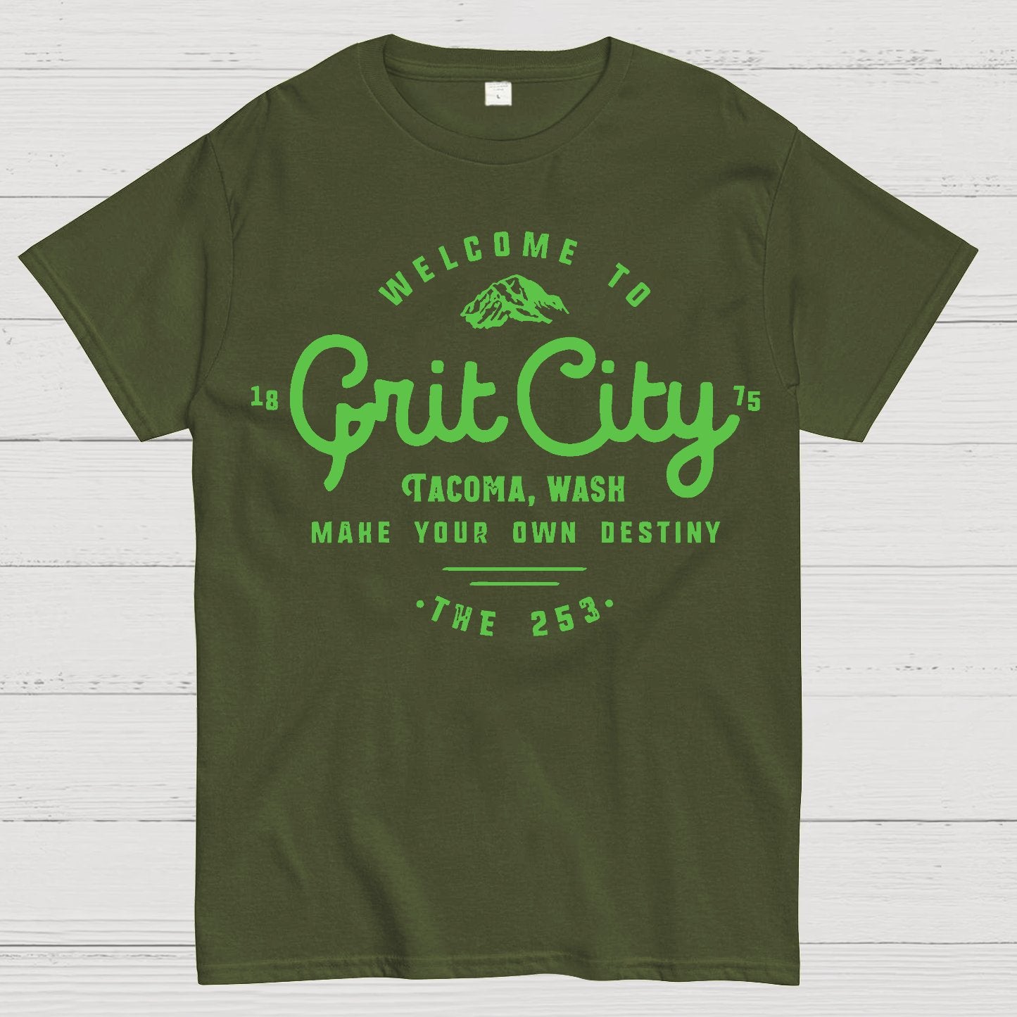 Grit City Tacoma Washington Geek T-Shirt