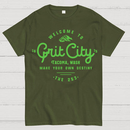 Grit City Tacoma Washington Geek T-Shirt
