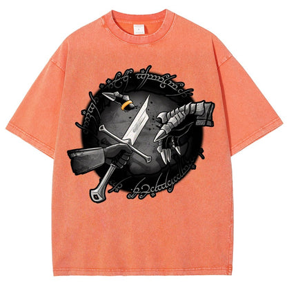 Cut Ring Vintage Distressed T-shirt