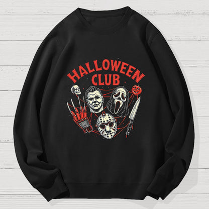 Halloween Club Geek Cotton Sweatshirt