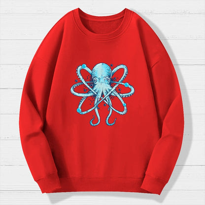 Atomic Octopus Geek Cotton Sweatshirt
