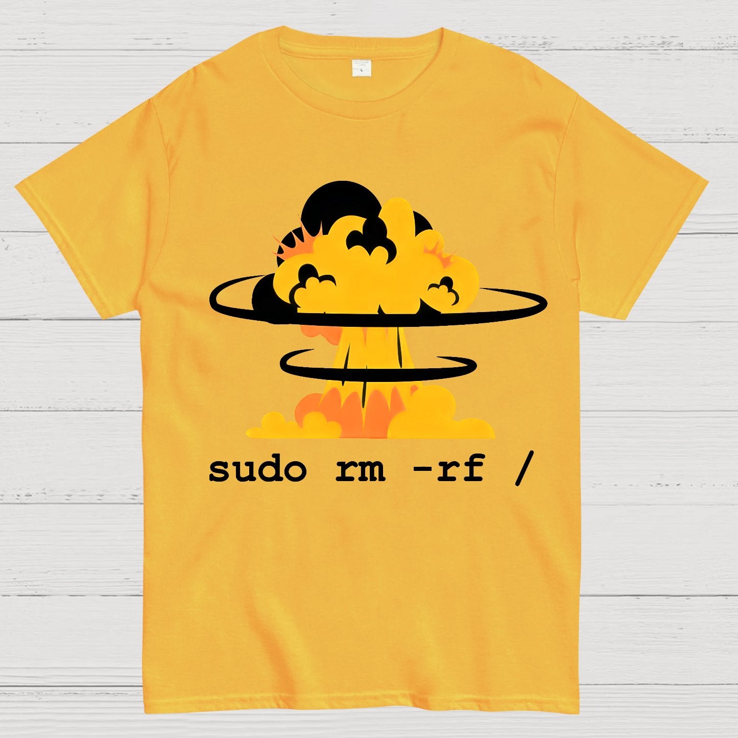 Linux - Funny Linux Command Sudo RM Geek T-Shirt