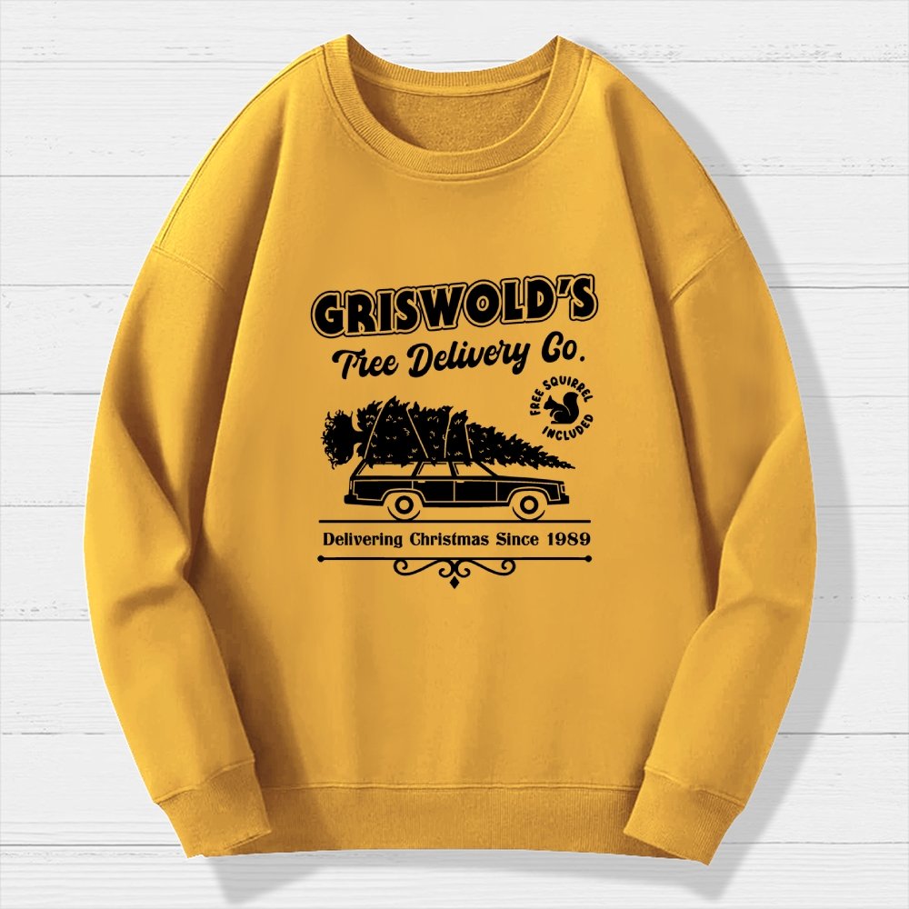 Holiday Tree Delivery Geek Cotton Sweatshirt