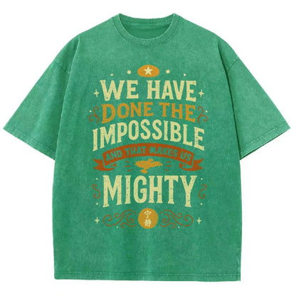 Mighty Heroes Vintage Distressed T-shirt