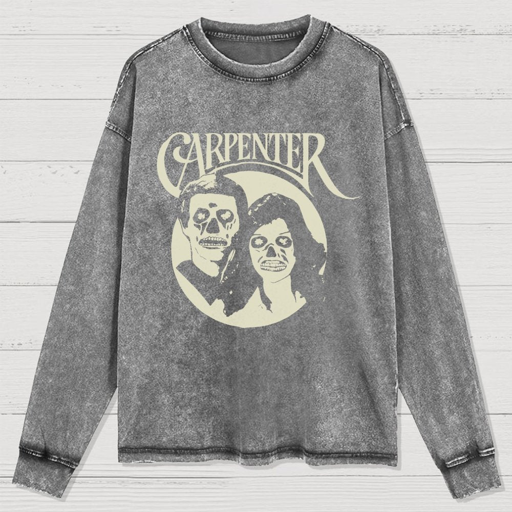 Carpenter They Live An Easy Listening Cult Sci-Fi Movie Washed Long Sleeve Tee 2509001465