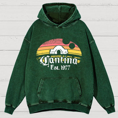 1977 Bistro Vintage Distressed Hoodie