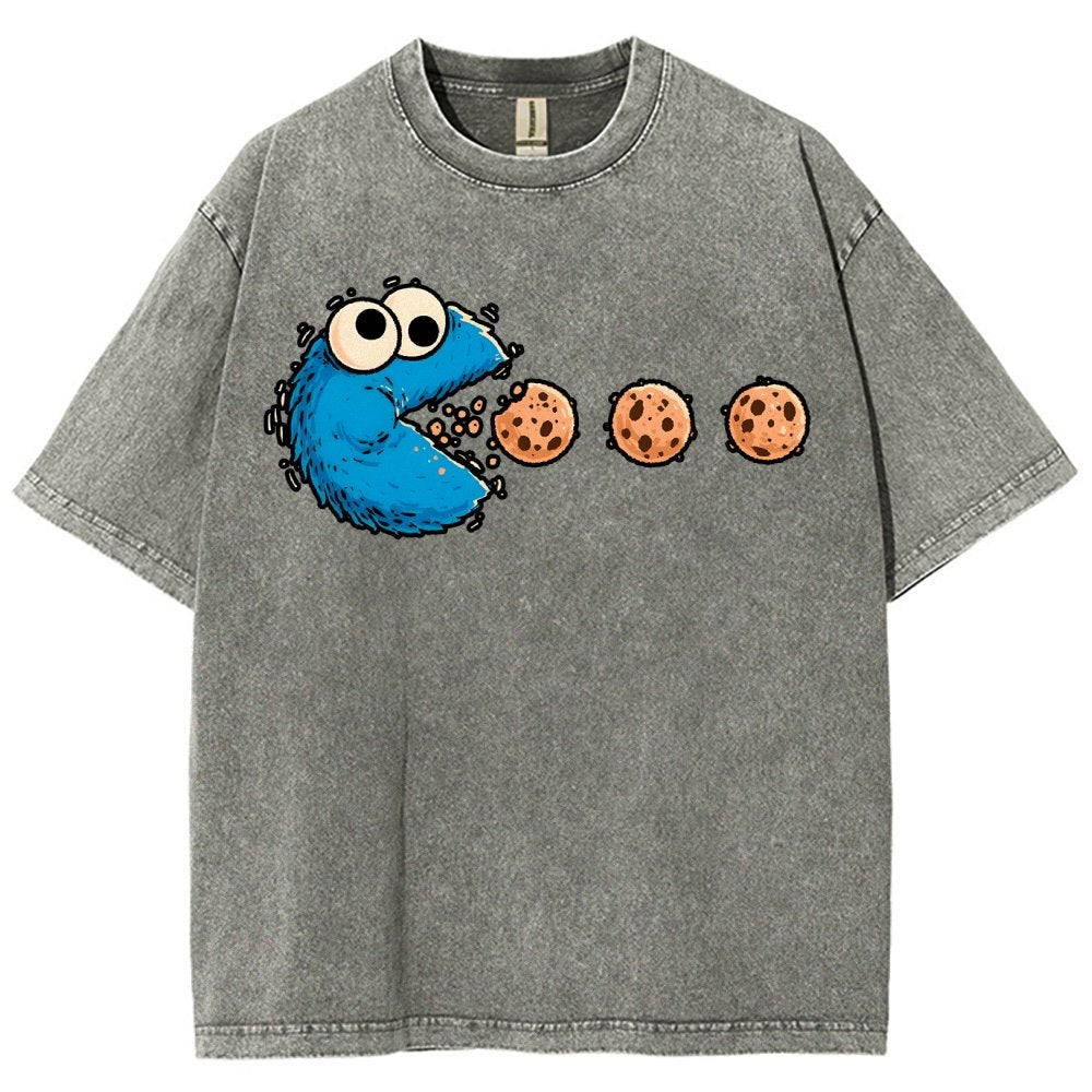 NomNom-Cookie Adventure Vintage Distressed T-shirt