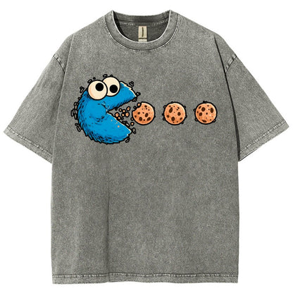 NomNom-Cookie Adventure Vintage Distressed T-shirt