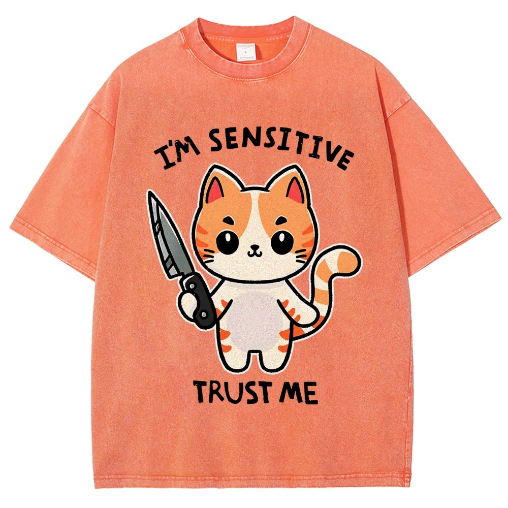 I'm Sensitive Vintage Distressed T-shirt