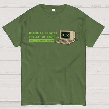 Adult Life Patch Missing Unisex Geek T-Shirt