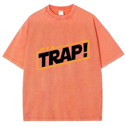 It's A Trap Vintage Distressed T-shirt
