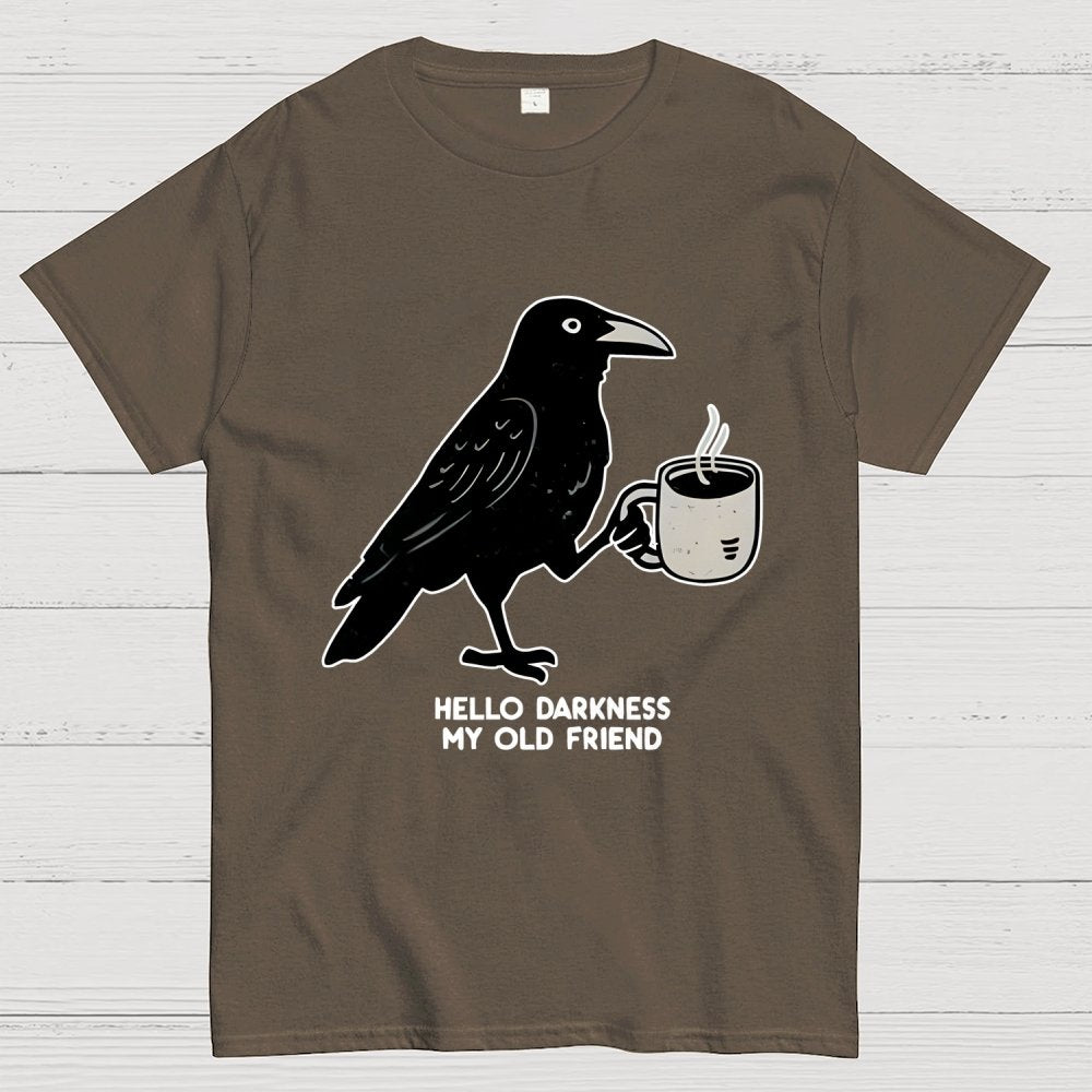 Raven Crow Coffee Unisex Geek T-Shirt