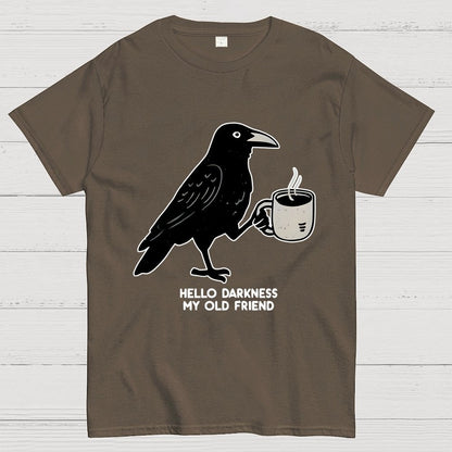 Raven Crow Coffee Unisex Geek T-Shirt