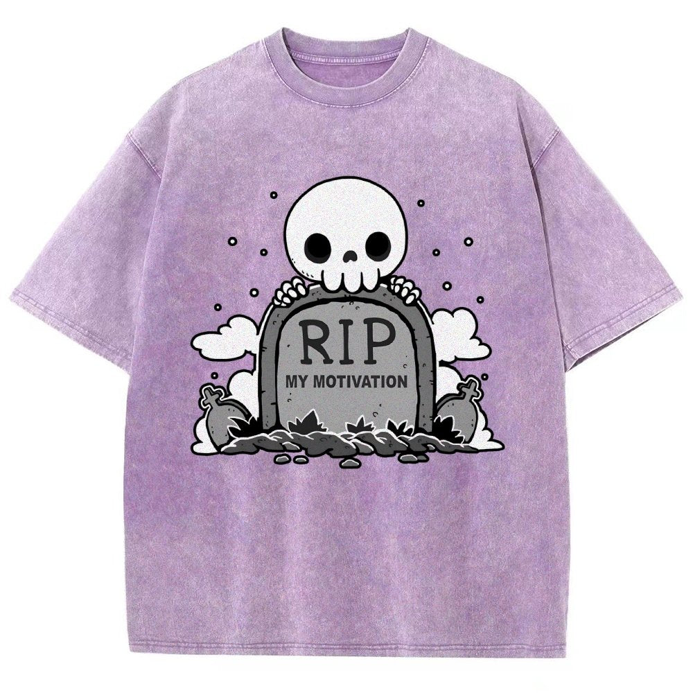 Rip My Motivation Vintage Distressed T-shirt