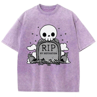 Rip My Motivation Vintage Distressed T-shirt