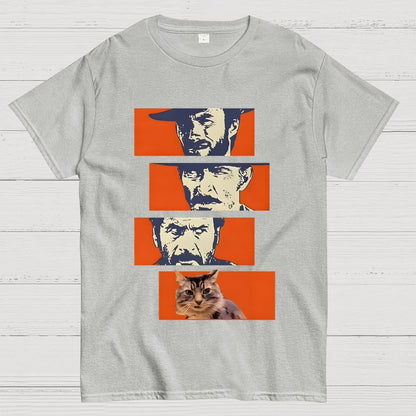 Buono Brutto Cattivo And Cat Geek T-Shirt