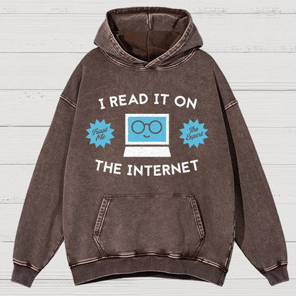 I'm An Internet Expert Vintage Distressed Hoodie