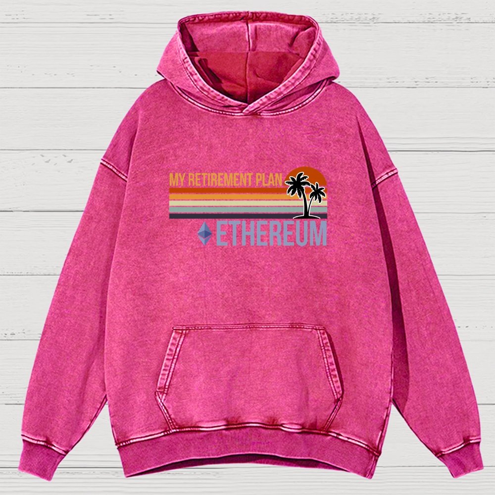 ETH Retirement Plan Vintage Distressed Hoodie