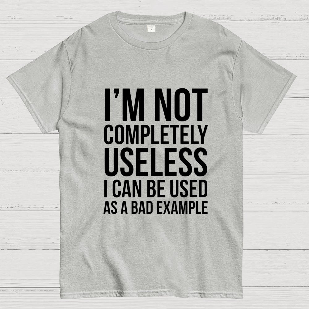 I'm Not Completely Useless Art Print Geek T-Shirt