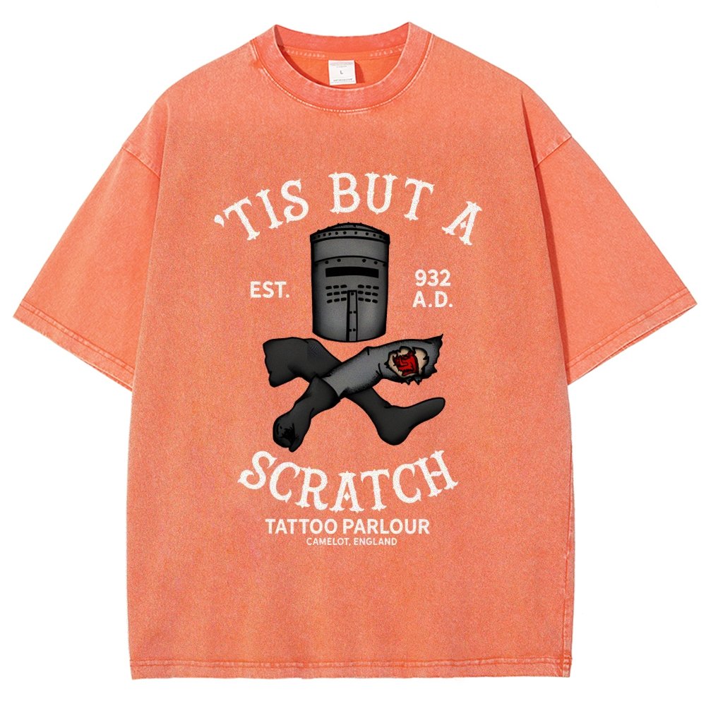 TIS BUT A SCRATCH Vintage Distressed T-shirt