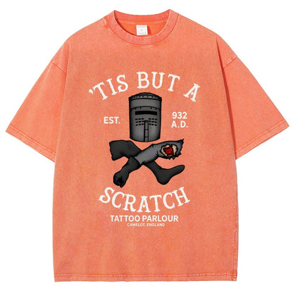 TIS BUT A SCRATCH Vintage Distressed T-shirt