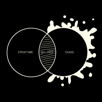 Balance Between Structure and Chaos Geek Vintage Distressed Washed Tank