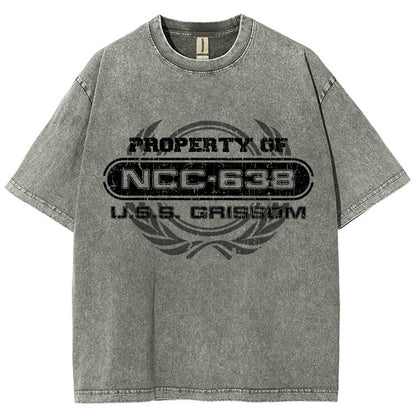 Vintage Property of ABC123 Vintage Distressed T-shirt