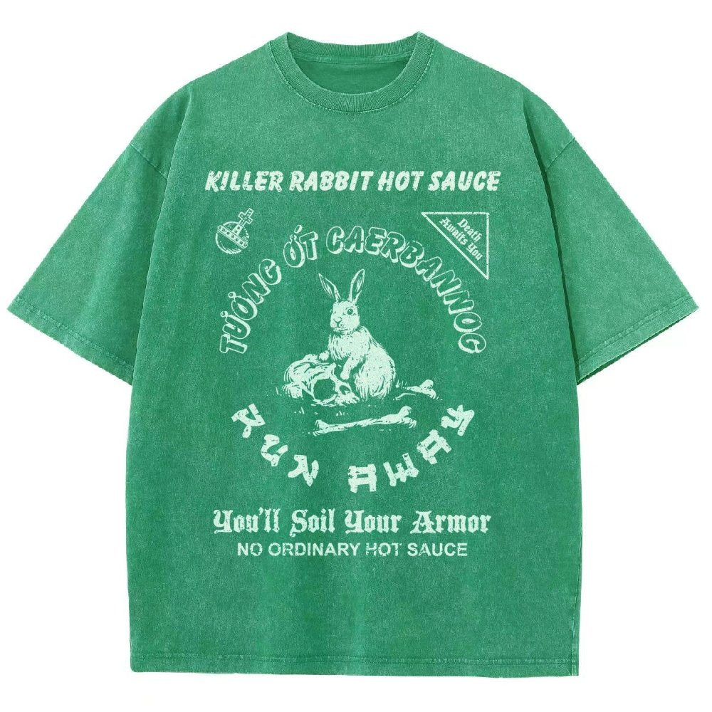 Killer Rabbit Hot Sauce Vintage Distressed T-shirt
