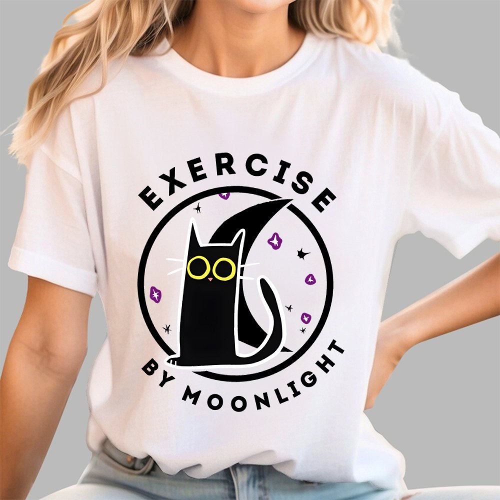 Exercise By Moonlight Geek T-Shirt