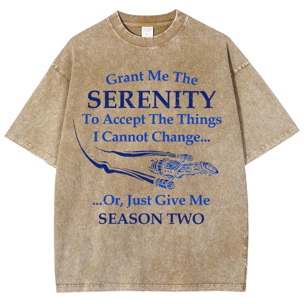 Grant Me Serenity Vintage Distressed T-shirt