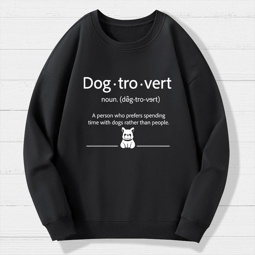 Dog-Tro-Voy Geek Cotton Sweatshirt