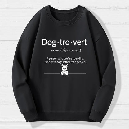 Dog-Tro-Voy Geek Cotton Sweatshirt