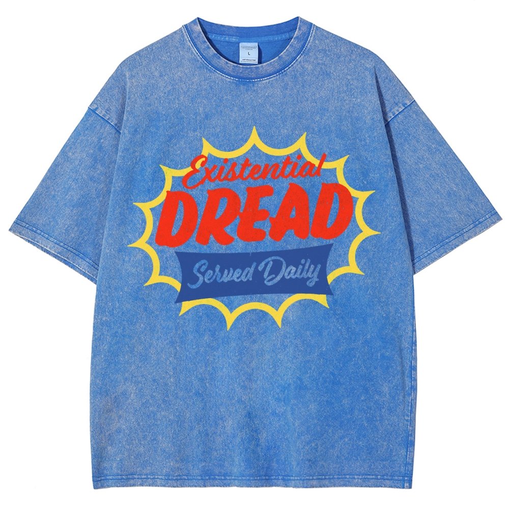 Existential Dread Vintage Distressed T-shirt