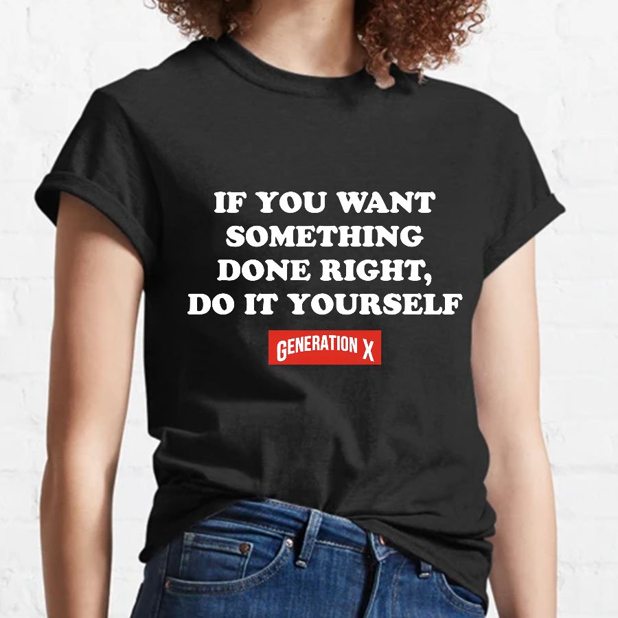 Do It Yourself Light Generation X Geeky T-Shirt