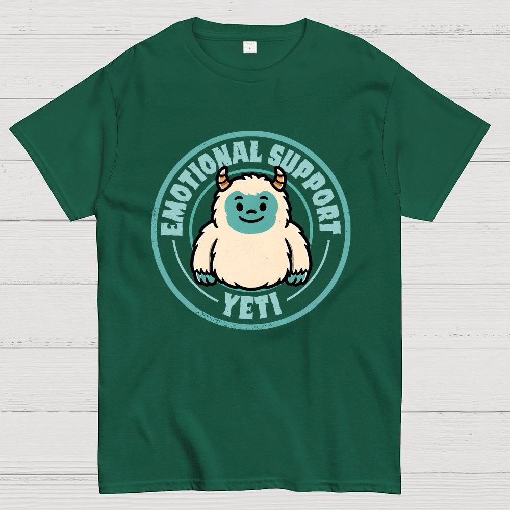 Emotional Support Yeti Geek T-Shirt