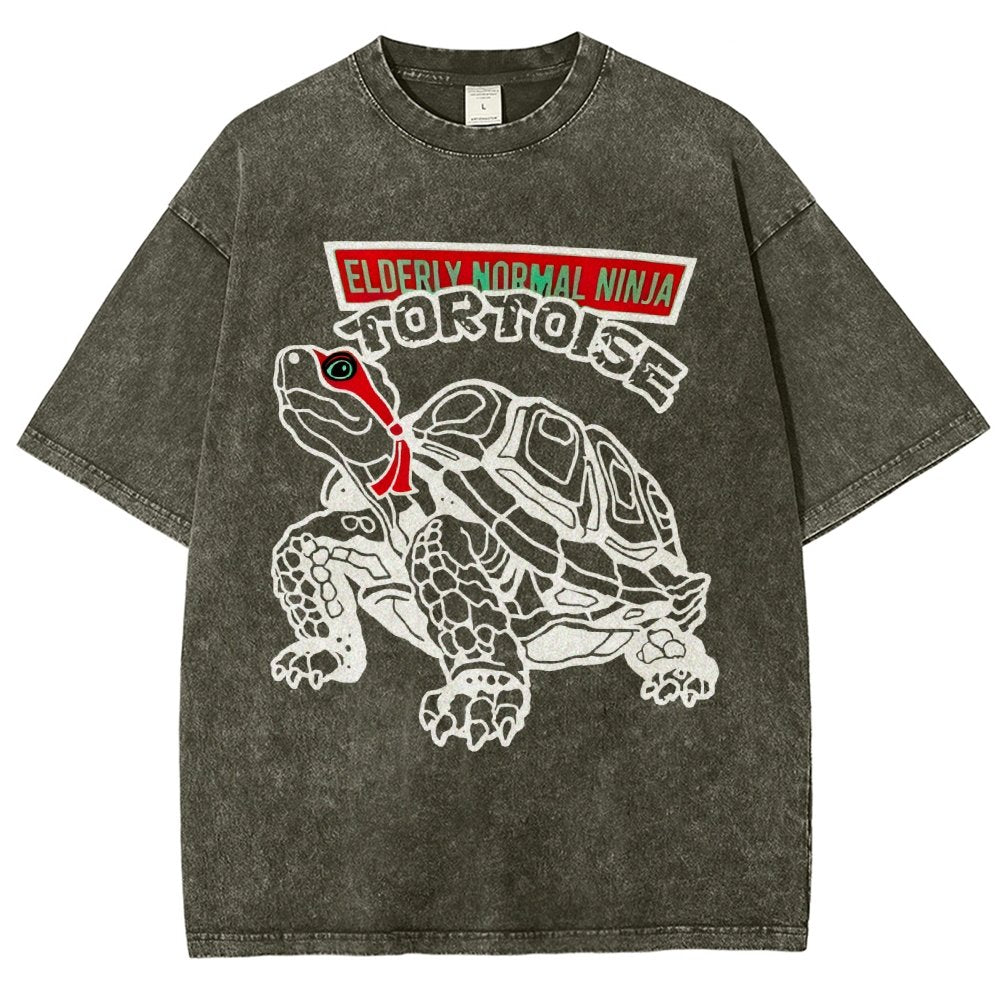 Elderly Normal Ninja Vintage Distressed T-shirt