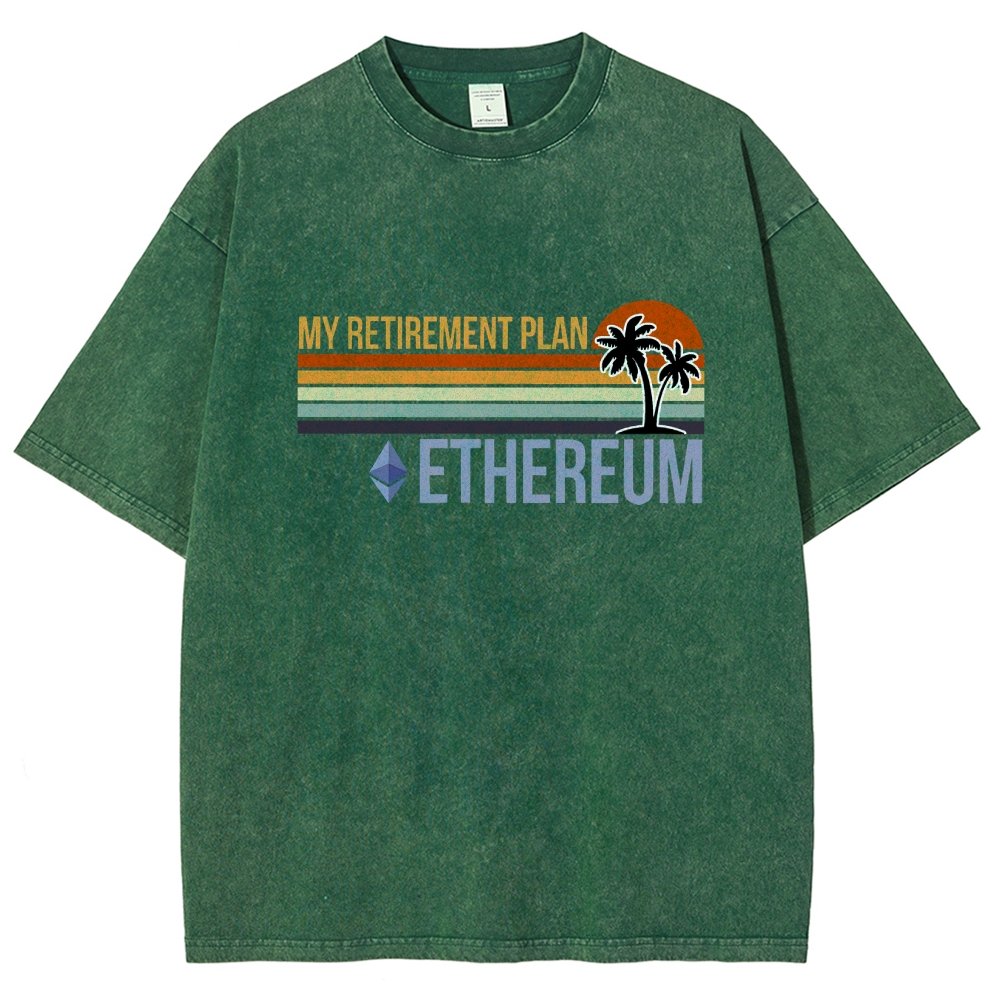 ETH Retirement Plan Vintage Distressed T-shirt