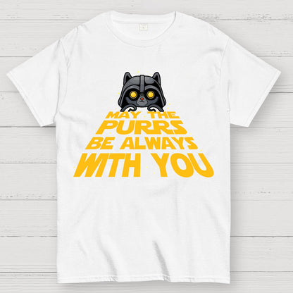 May The Purrs Be With You Geek T-Shirt