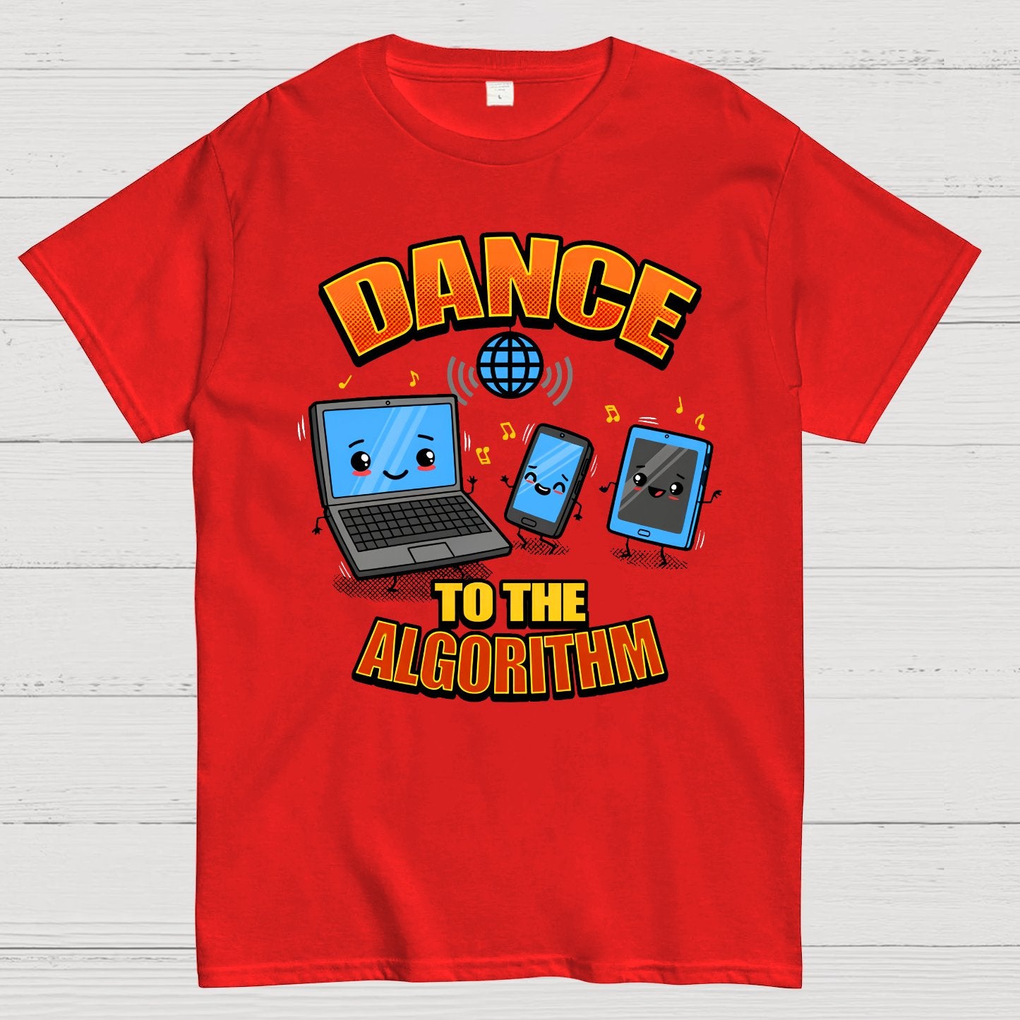 Dance To The Algorithm Funny Techie Meme Geek T-Shirt