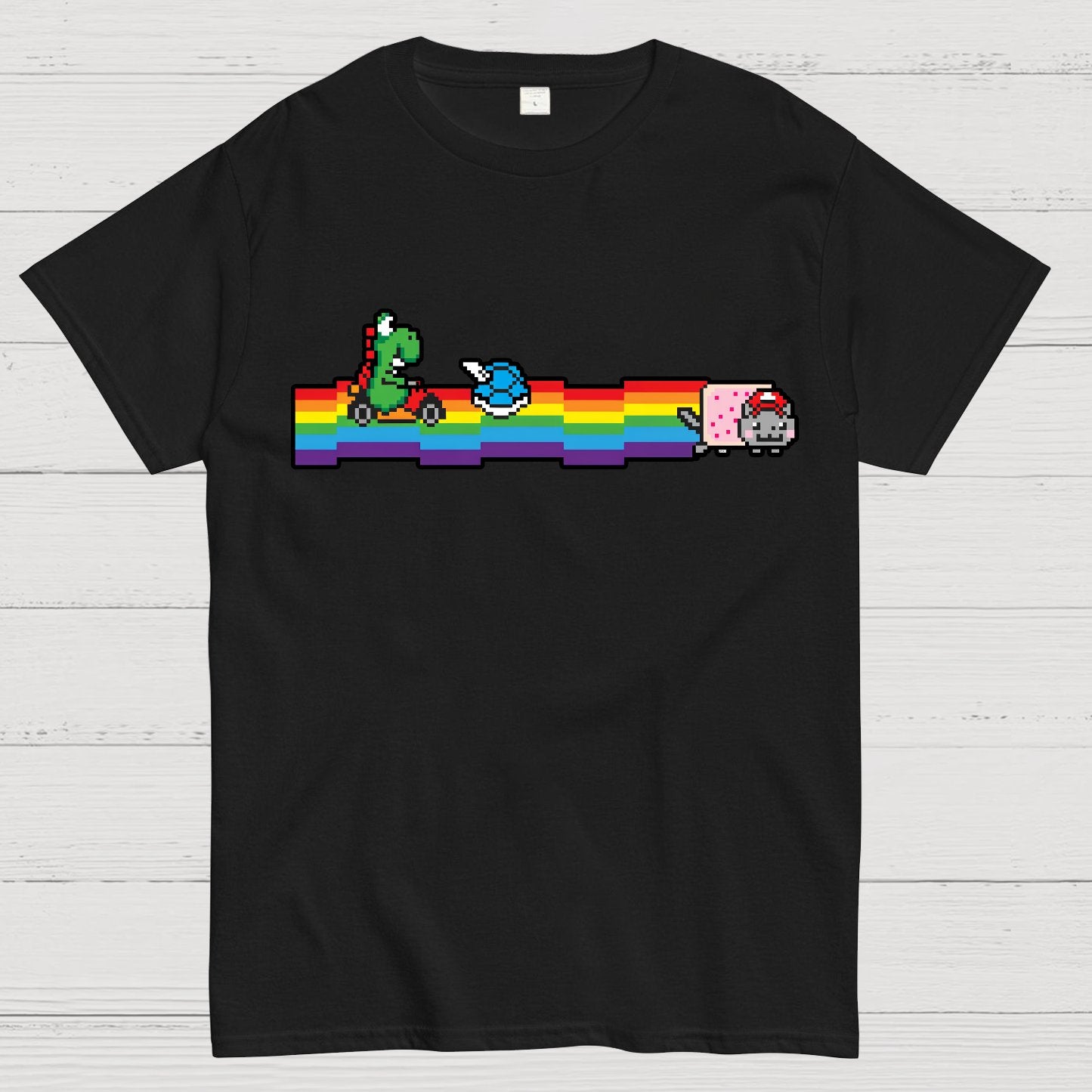 Rainbow Kart Geek T-Shirt