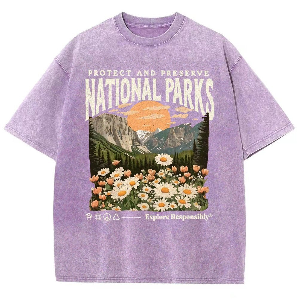 National Parks Vintage Distressed T-shirt