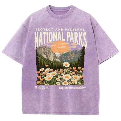 National Parks Vintage Distressed T-shirt