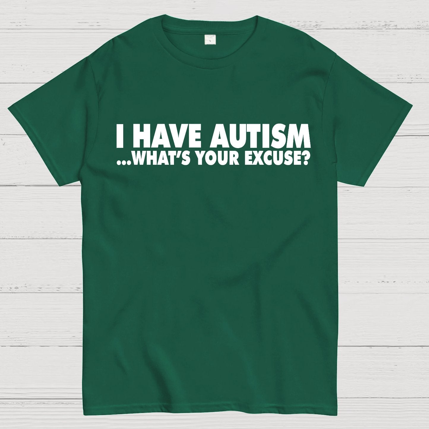 I Have Autism What's Your Excuse Geek T-Shirt
