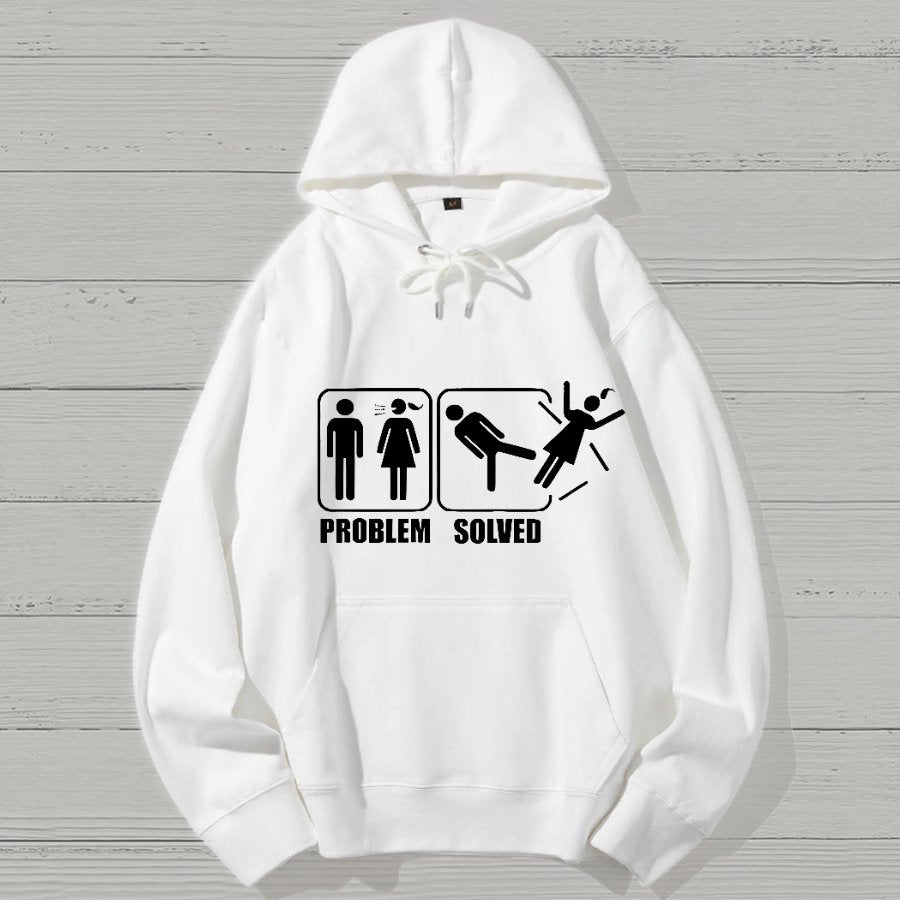 Problem Solved Geek Cotton Hoodie
