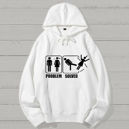Problem Solved Geek Cotton Hoodie