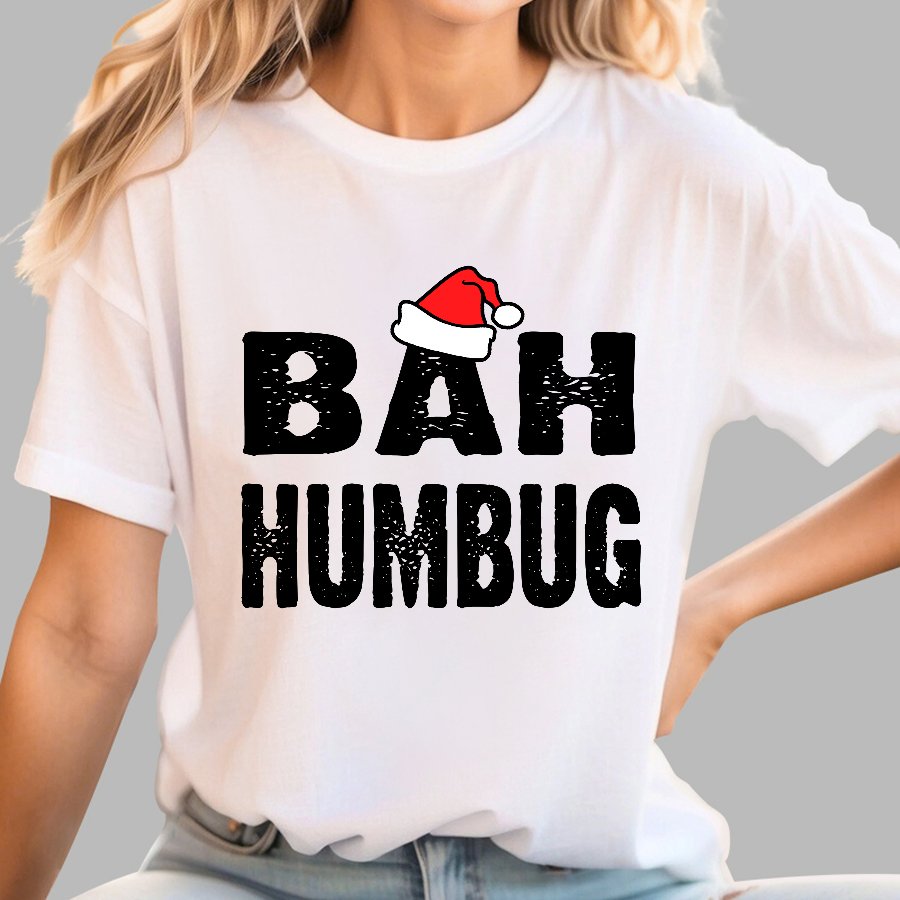 Bah! Humbug Spirit Christmas Geek T-Shirt