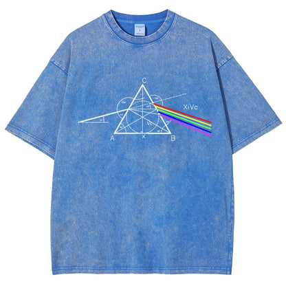 Optical Deconstruction Vintage Distressed T-shirt